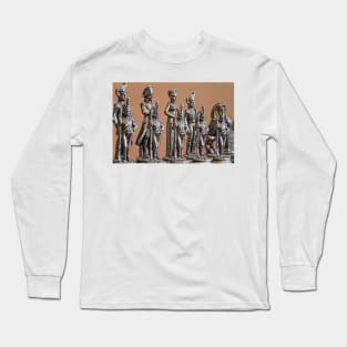 Lining Up The Troops - 1 - The Macro Isolation Series Long Sleeve T-Shirt